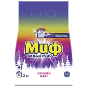 Стиральный порошок-автомат 2 кг, МИФ 3 в 1 'Свежий цвет'