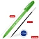 Шариковая ручка Luxor InkGlide 100 Icy синяя, 0.7мм, корпус ассорти, одноразовая