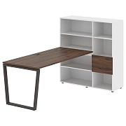 Рабочая станция EVRST 1217 Дуб Денвер тёмный/Мокко 2190х1250х1355 EDIS