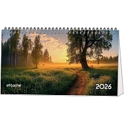 Календарь-домик настольный 2026 Attache, Природа России, 240х130