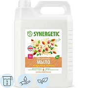 Мыло жидкое 5 л SYNERGETIC 'Миндальное молочко', гипоаллергенное, биоразлагаемое, 105506