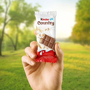 Шоколад Kinder Сountry со злаками, 23.5г