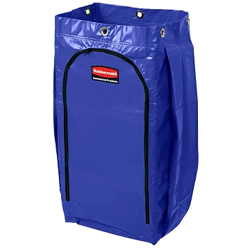 Мешок для уборочных тележек Rubbermaid 129л, синий, 1966883
