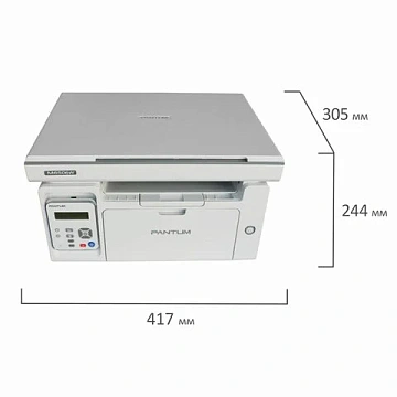 МФУ лазерное PANTUM M6506NW '3 в 1', А4, 22 стр./мин., 20000 стр./мес., Wi-Fi, сетевая карта