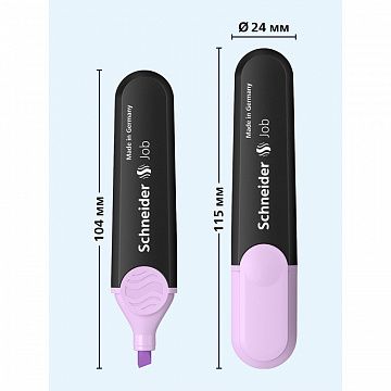 Текстовыделитель Schneider 'Job' пастельный лавандовый, 1-5мм