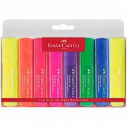 Набор текстовыделителей Faber-Castell '46 Superfluorescent' 7 флуоресцентных цв., 8 шт., 1-5мм, плас