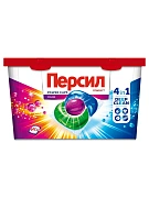 Капсулы для стирки Персил Power Color для цветного белья, 14шт