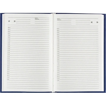 Ежедневник недатированный Attache Economy,бумвинил,синий,А5,128х200мм,160л