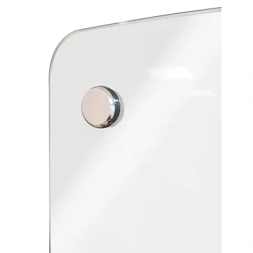 Доска стеклянная магнитная, 120х240, Attache, белый