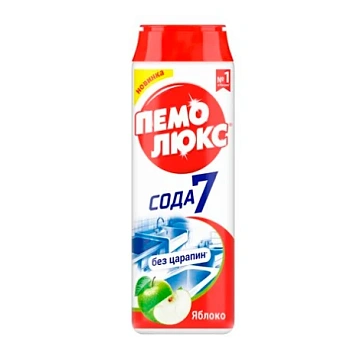 Чистящее средство 480 г, ПЕМОЛЮКС Сода-5/7, 'Яблоко', порошок, 2414453