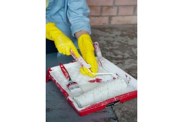 Перчатки хозяйственные Home Queen латекс размер L