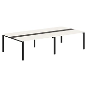 Конференц стол EUCT 3116 Ясень Траун/Черный 3126х1606х750 EDIS
