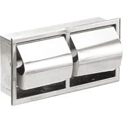 Держатель туалетной бумаги Nofer встраиваемый с крышкой, 05206.B