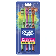 Зубная щетка Oral-B Colors средняя, 4шт