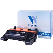 Картридж совм. NV Print CF281A (№81A) черный для LJ Enterprise M604dn/M605/M606/M630 (10500стр.) (ПО