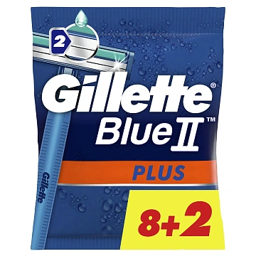 Бритва Gillette Blue II Plus одноразовые, 10шт