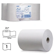 Бумажные полотенца Kimberly-Clark Scott Slimroll 1 слой, рулон 165м, белые, 6657
