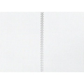 Бизнес-тетрадь А4,80л,кл,греб,обл.мат.лам. Attache Selection Pastel Полосы