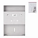 Диспенсер для покрытий на унитаз LAIMA PROFESSIONAL INOX, 1/4 сложения, нержавеющая сталь, матовый,