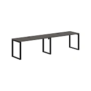 Стол 2-х местный EQWST 3167 Мокко/Черный 3126х670х750 EDIS