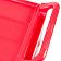 Тележка сервисная Rubbermaid г/п 90.7кг, 3 яруса, открытая, красная, FG342488RED