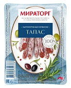 Колбаски Мираторг Тапас полусухие, 70г