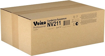 Диспенсерные салфетки Veiro Professional Comfort белые, 16.2х21см, 2 слоя, 220шт