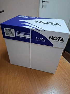 Бумага для принтера Nota A4, 500 листов, 80г/м2, белизна 146% CIE, марка С