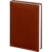 Ежедневник недатированный коричневый,А6,100x150, 320стр,Agenda