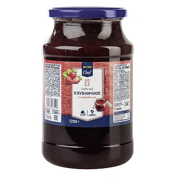 Варенье Metro Chef Клубничное, домашнее, 1.2кг