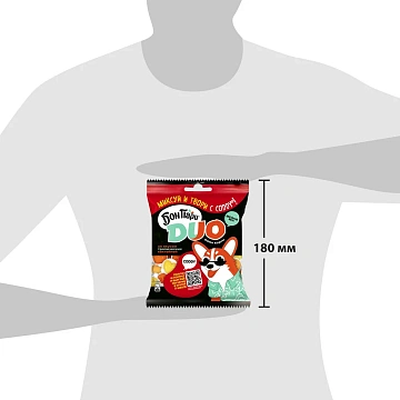 Мармелад жевательный Bon Pari Duo Тропические коктейли, 100г
