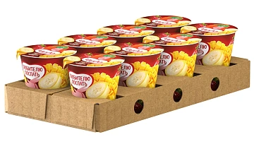 Йогурт Чудо Банан-клубника-манго 2%, 290г