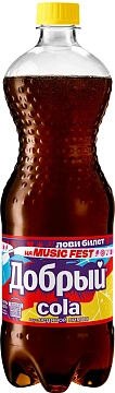 Напиток Добрый Cola Ледяной лимон газированный, 1л x 12 шт