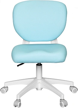 Кресло детское Cactus CS-CHR-3594BL голубой крестов. пластик белый