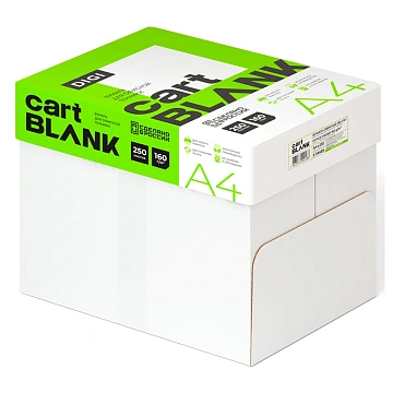 Бумага для цветной лазерной печати А4, ПЛОТНАЯ 160 г/м2, 250 л., CARTBLANK DIGI, 145% (CIE)