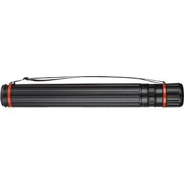 Тубус  D80мм, L640-1080мм черный на ремне