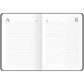 Ежедневник недатированный, А5, 136л., кожзам, OfficeSpace 'Mono', бежевый