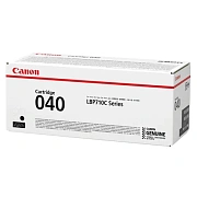 Картридж лазерный CANON (040BK) i-SENSYS LBP710Cx/LBP712Cx, оригинальный, черный, ресурс 6300 страни