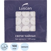 Набор свечей чайных Luscan 100 шт/уп