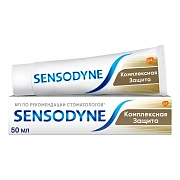 Зубная паста Sensodyne Комплексная защита для чувствительных зубов мятная с фтором, 50мл