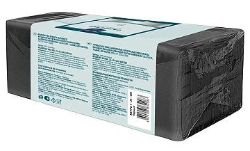 Салфетки бумажные Metro Professional 24 x 24см, 400шт, 1 слой, черные