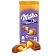 Шоколад Milka молочный с карамелью, 90г