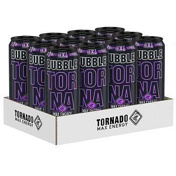 Напиток энергетический Tornado Max Energy Bubble, 450мл