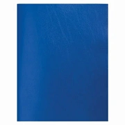Тетрадь бумвинил, синий, А4 (большой формат), 80 л., скоба, офсет №2, ЭКОНОМ, клетка, STAFF, 402649