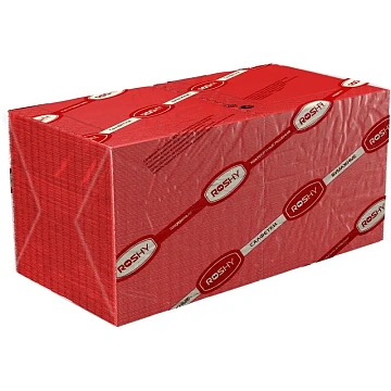 Салфетки сервировочные Roshy 24х24см, красные, 2 слоя, 250шт