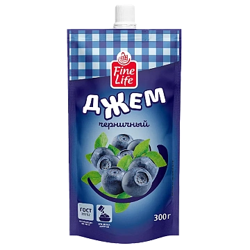 Fine Life Джем черничный, 300г