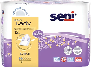 Прокладки урологические Seni Lady Mini, 12шт