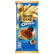 Шоколад Alpen Gold Oreo Классический чизкейк молочный, 85г