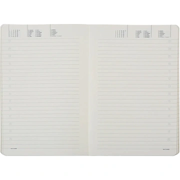 Ежедневник недатированный А5, 136л, MEGAPOLIS FLEX красный 3-531/10