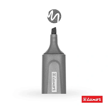 Текстовыделитель Luxor 'Textliter Metallic' серебро, 1-5мм